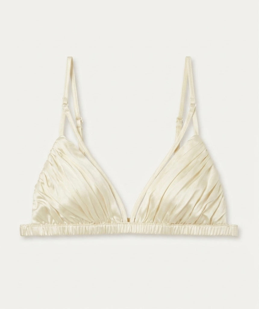 Silk Triangle Bralette